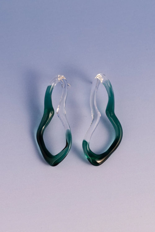 Aqua Loop Earrings