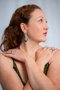 Aqua Loop Earrings